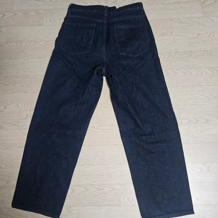 [BUNJANG] Uniqlo Wide Straight Jeans 68 Blue Size 30 / 유니클로 와이드스트레이트진 68블루 30사이즈