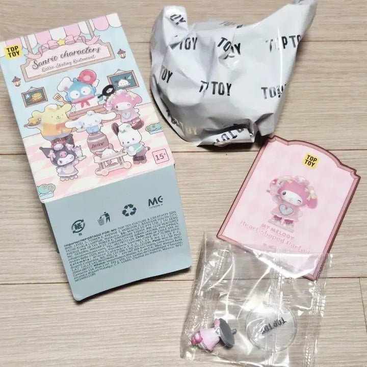 [BUNJANG] Toptoy Sanrio Roller Skating Restaurant Figure My Melody / 탑토이 산리오 롤러스케이팅 레스토랑 피규어 마이멜로디