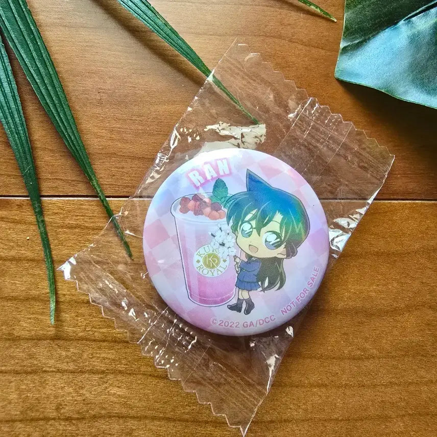 [BUNJANG] Detective Conan Kura Sushi Collaboration Ran Mouri Can Badge / (새상품) 명탐정 코난 쿠라스시 콜라보 모리란 캔뱃지