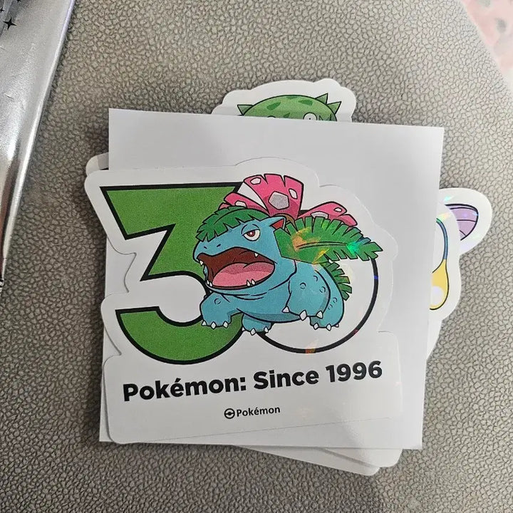 [BUNJANG] Pokemon 30th Anniversary Bulbasaur Sticker Pack / 포켓몬 30주년 기념 스티커 팩 이상해꽃
