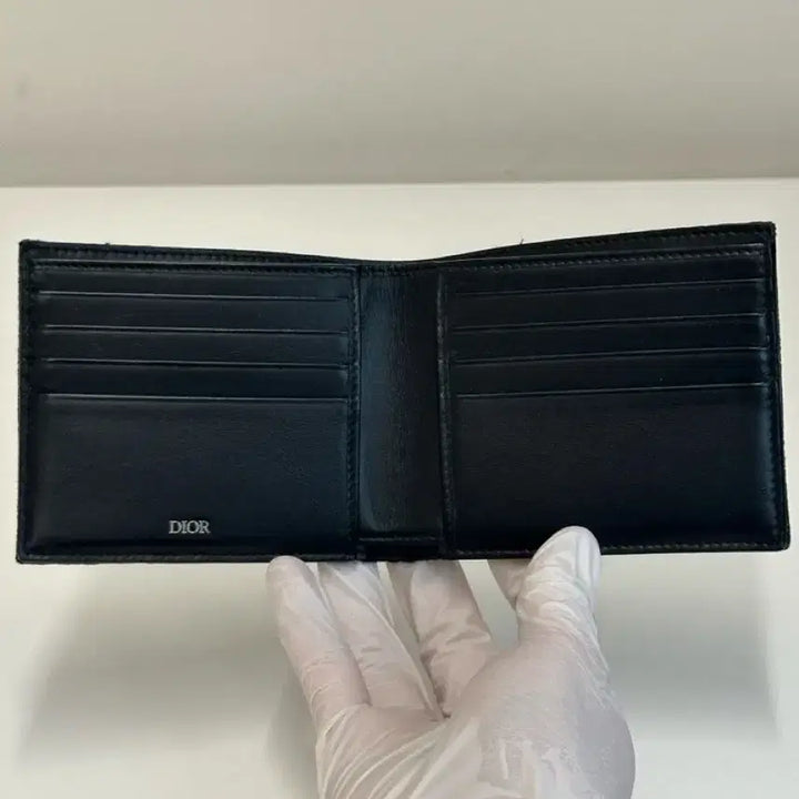 [BUNJANG] Dior Dior Oblique Bifold Wallet Black / 디올 오블리크 반지갑 블랙