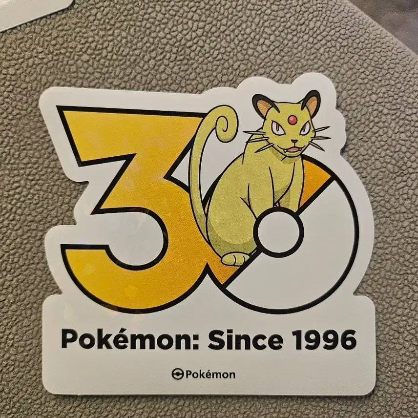 [BUNJANG] Pokemon 30th Anniversary Persian Sticker / 포켓몬 30주년 기념 페르시온 스티커