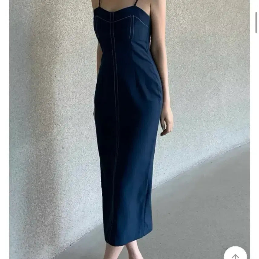 [BUNJANG] Zenithon Bustier Stitch Long Dress / [새상품] 제니스온 뷔스티에 스티치 롱 원피스