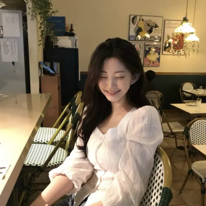 [BUNJANG] JENNIO Pearl Ethnic Blouse / 제니오 펄 에스닉 블라우스