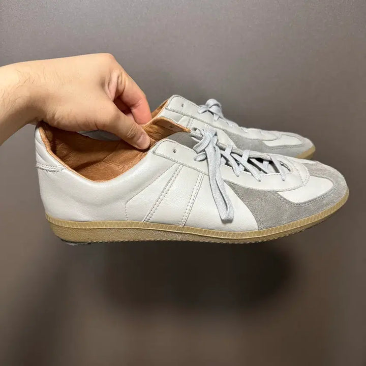 [BUNJANG] Laufpa German Army Light Grey Sneakers (Size 45) / (290) 리오파 독일군 라이트그레이 45
