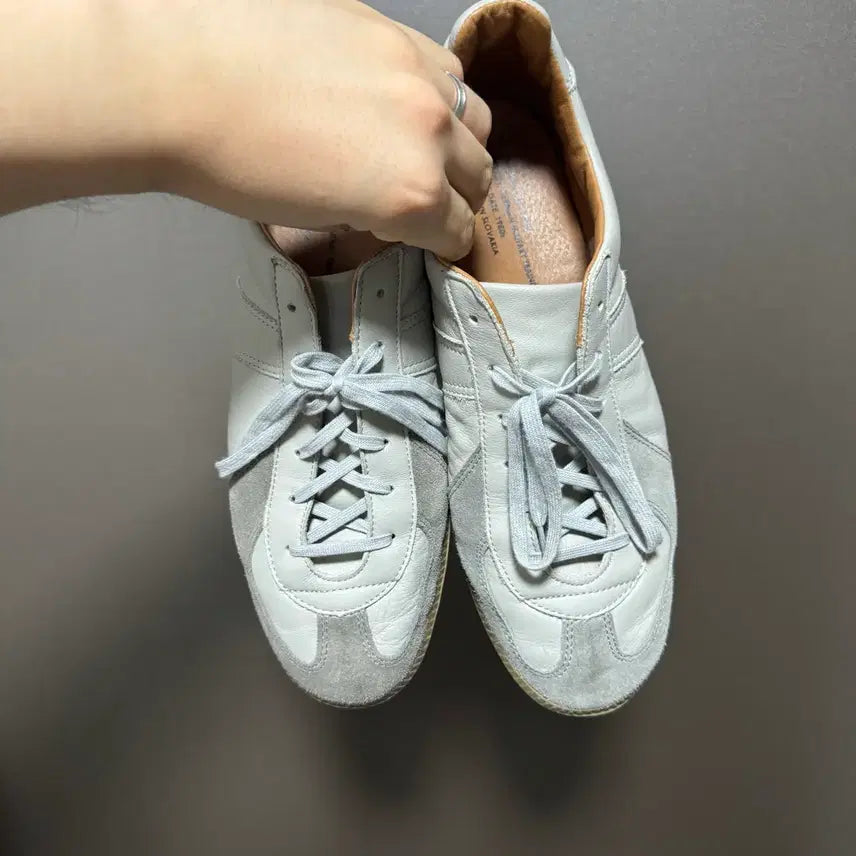 [BUNJANG] Laufpa German Army Light Grey Sneakers (Size 45) / (290) 리오파 독일군 라이트그레이 45