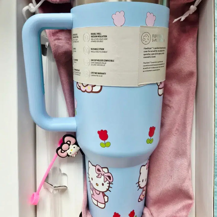 [BUNJANG] Stanley Hello Kitty 1.18L Tumbler Blue New / 스탠리 헬로키티 텀블러 1.18L 블루 새상품