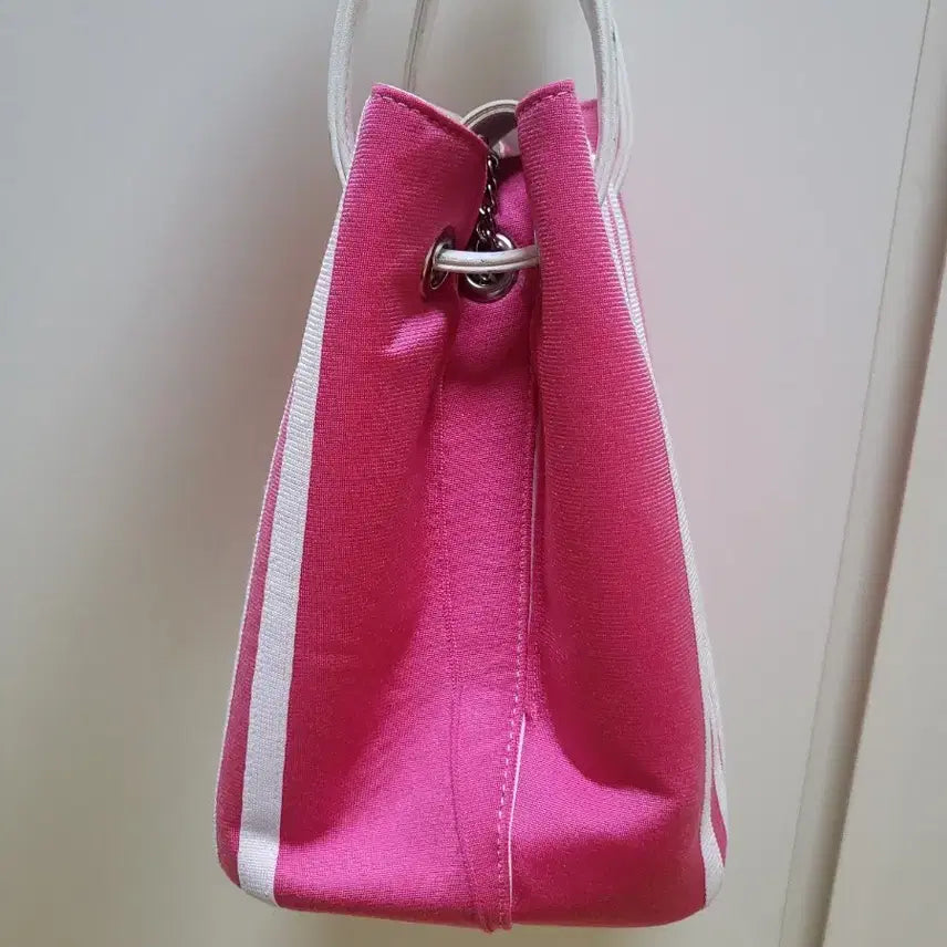 [BUNJANG] Adidas Pink Mini Tote Bag Upcycled / 아디다스 핑크색 미니 토트백 업사이클