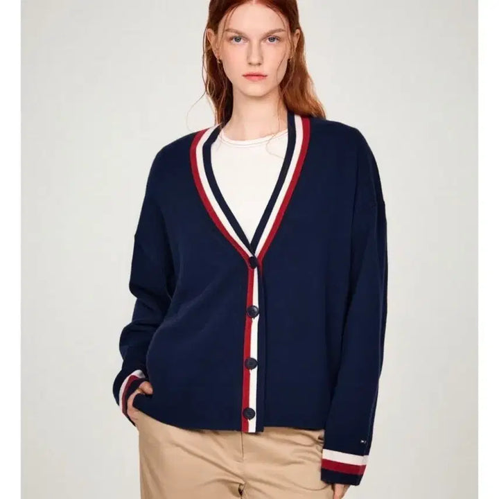 [BUNJANG] Tommy Hilfiger Wool Cardigan / 타미힐피거 울 가디건