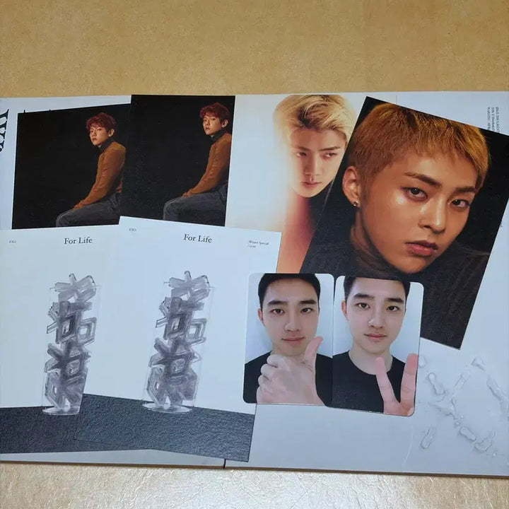 [BUNJANG] EXO For Life Album D.O. Photocard + Postcard Bundle Set / 엑소 포라이프 앨범 디오포카+엽서