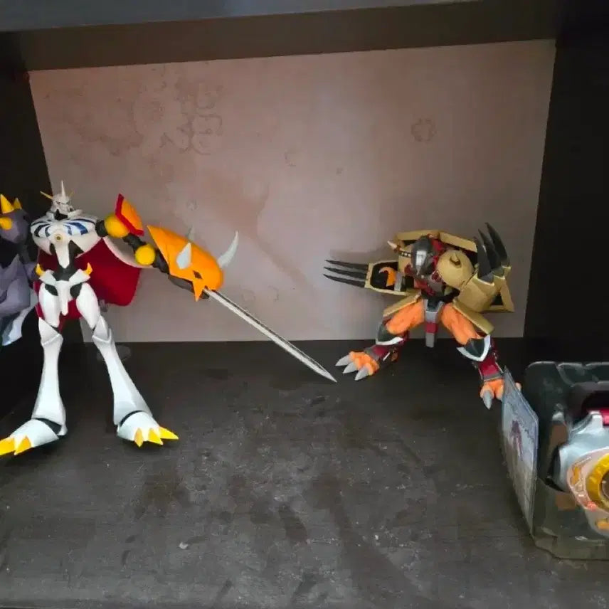 [BUNJANG] Digimon Figures Wargreymon (B) &amp; Omegamon (A) Set / 디지몬 피규어 워그레이몬B상 오메가몬A상 피규어 판매