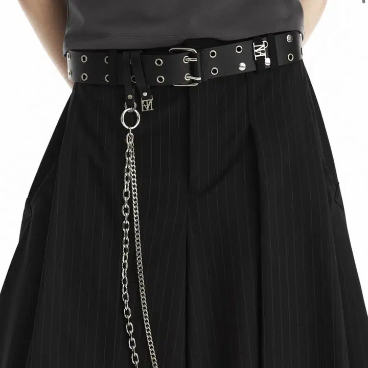 [BUNJANG] Triming Bird Eyelet Chain Belt / 트리밍버드 아일렛 체인 벨트
