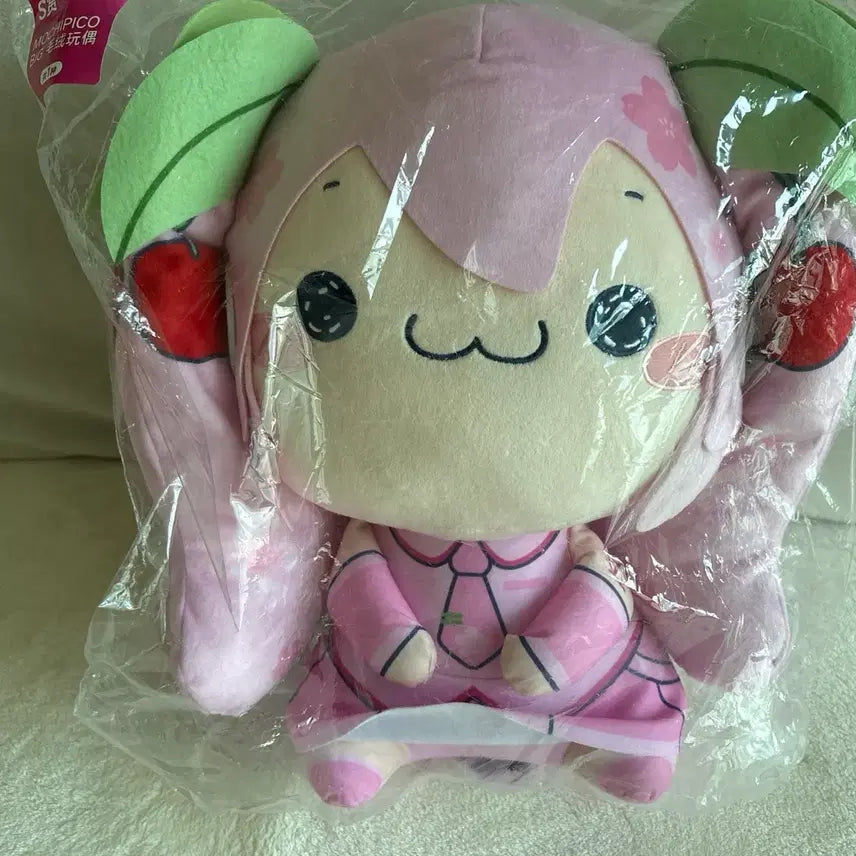 [BUNJANG] Sakura Miku Mocchi-Mocchi Plush Doll / 사쿠라 미쿠 모찌피코 인형판매 s상 하츠네 미쿠