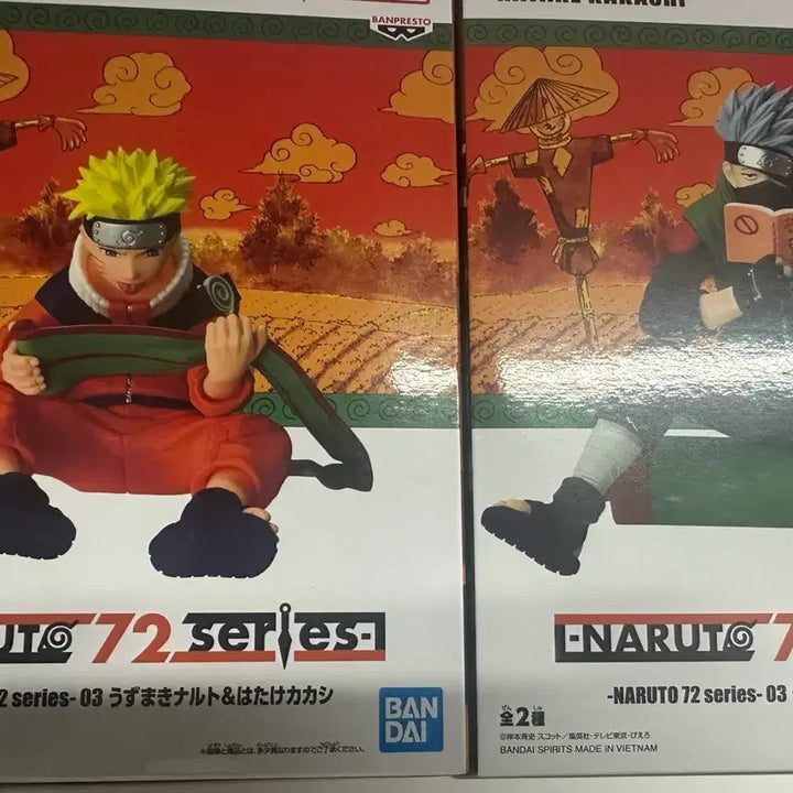 [BUNJANG] Naruto &amp; Kakashi Figure Set / 택포 5.6) 나루토 피규어 72시리즈 카카시 나루토 세트