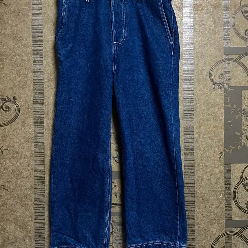 [BUNJANG] Andersson Bell Stitch Wide Crop Denim M / Andersson Bell 스티치 와이드 크롭 데님 M