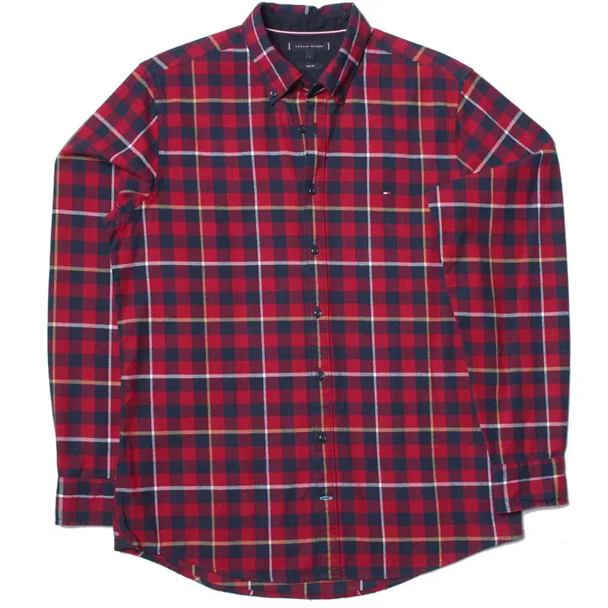 [BUNJANG] Tommy Hilfiger Flannel Shirt Regular Fit / 105 타미힐피거 플란넬셔츠 레귤러핏 177