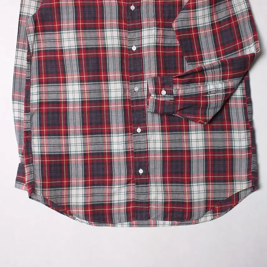 [BUNJANG] 100 Plaid Linen Shirt Regular Fit / 100 플레이드 리넨셔츠 레귤러핏 179