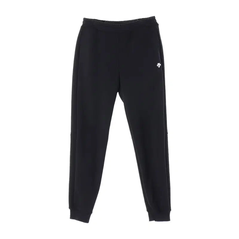 [BUNJANG] Descente Minimal Logo Black Sweatpants M / 데상트 미니멀 로고 블랙 스웻팬츠 M