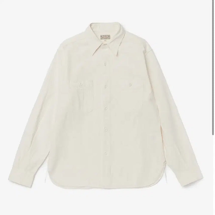 [BUNJANG] Buzz Rickson Chambray White Shirt L / 버즈릭슨 샴브레이 화이트 셔츠 L