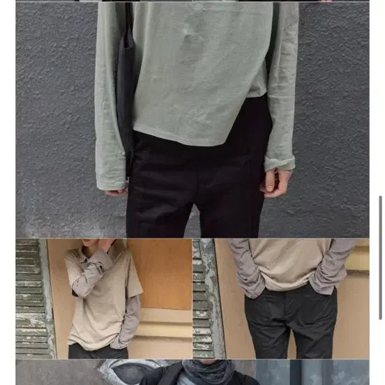 [BUNJANG] Mudeer Semi Long Sleeve Shadow / 머듈 세미 롱슬리브 쉐도우