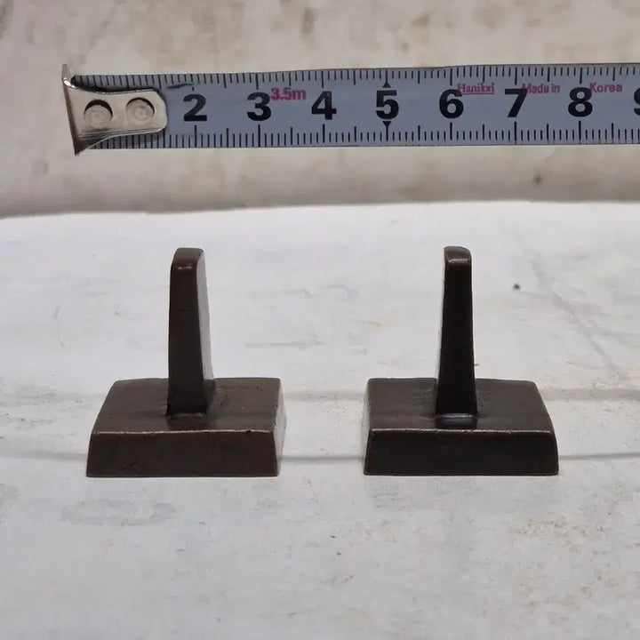 [BUNJANG] Bronze Seals Set of 2 / [도자기공주 골동품] 동 낙관 2점 (97번) ㅋㅂㅇ