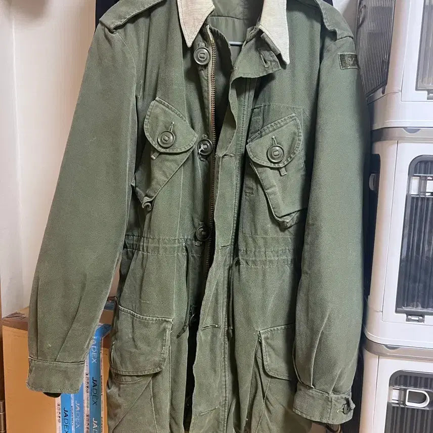 [BUNJANG] 1976 Canadian Army OG-107 MK2 Combat Coat (Size S-R) / 1976 캐나다군 OG107, MK2 컴뱃 코트 / S-R
