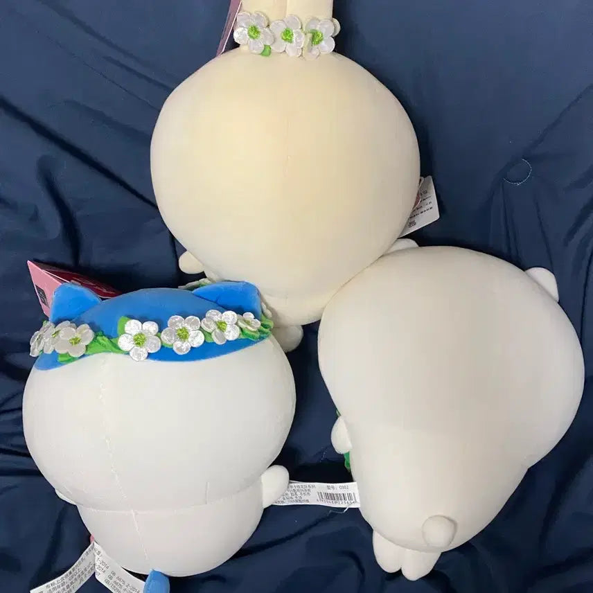 [BUNJANG] Chiikawa Plush Doll Flower Decoration Bundle Set / 치이카와 인형 꽃장식 봉제인형 (일괄)