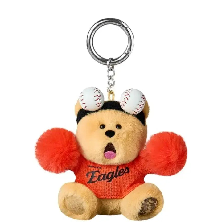 [BUNJANG] Starbucks x KBO Eagles Bearista Keychain / 스타벅스 x KBO 이글스 베어리스타 키체인