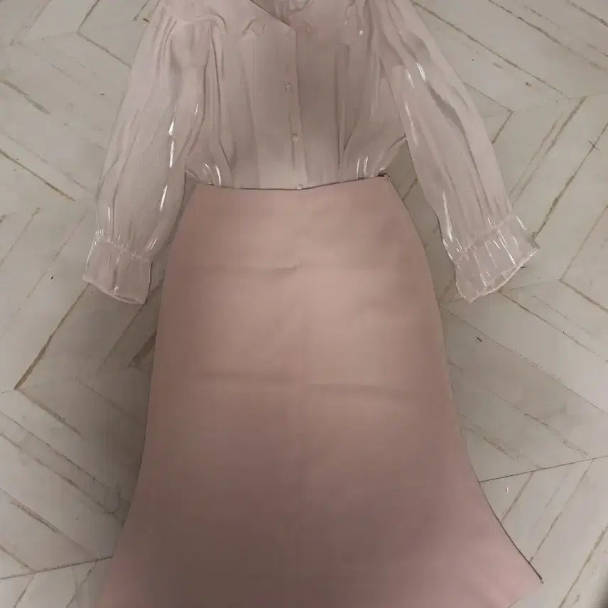 [BUNJANG] Perbit Pink Skirt - Size M / perbit 핑크 스커트 M