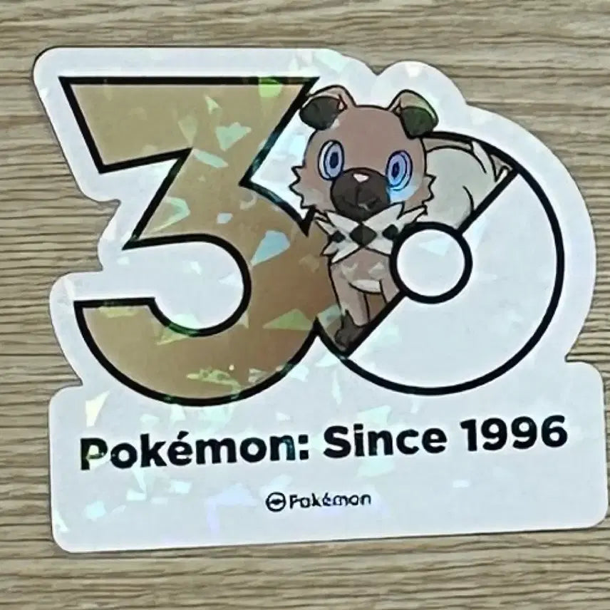 [BUNJANG] Pokemon 30th Anniversary Cubone Logo Sticker / 포켓몬 30주년 기념 로고스티커 암멍이