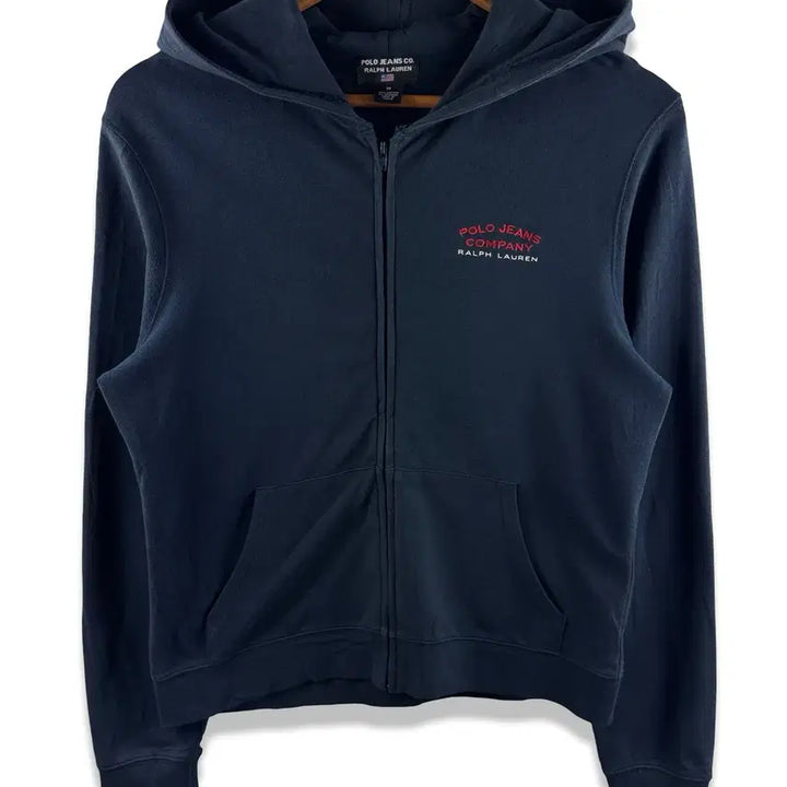 [BUNJANG] Polo Jeans Company Zip-Up Hoodie / 폴로진스 컴퍼니 딱붙 후드집업3495