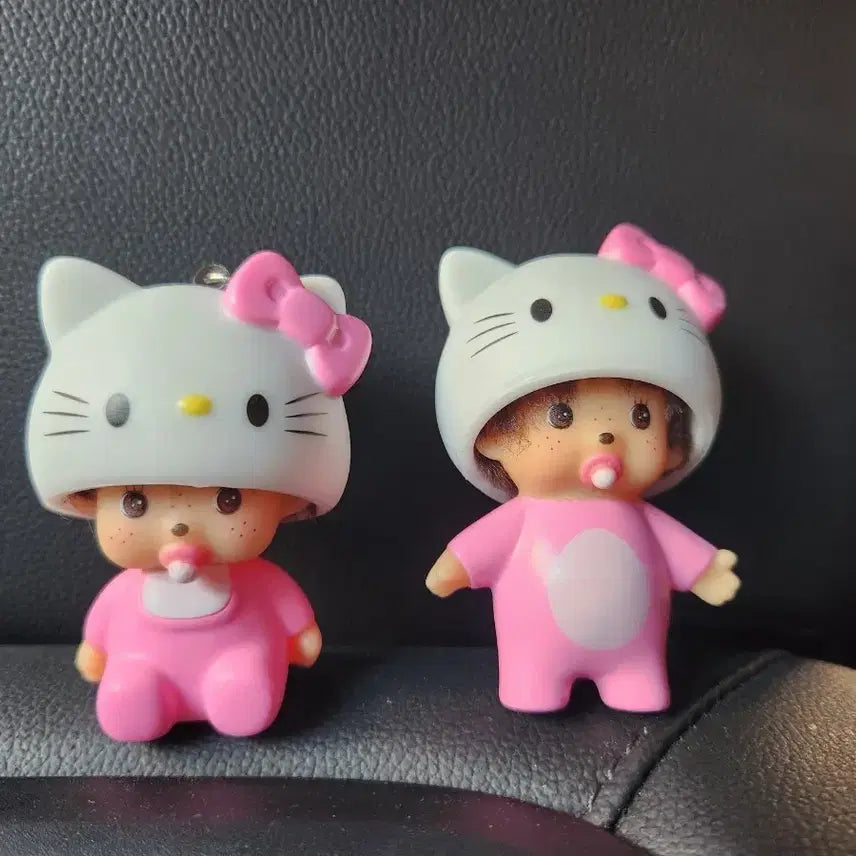 [BUNJANG] Kiki Monchhichi Plush Doll / 키티몬치치