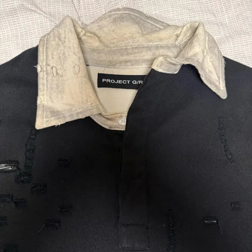 [BUNJANG] Project G Greyless Dirty Polo Shirt / 프로젝트gr 그레일즈 더티폴로 셔츠 2