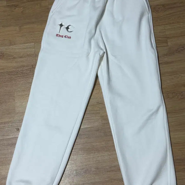 [BUNJANG] Thug Club White Jogger Pants / [1]떠그클럽 Thug Club 화이트 조거팬츠