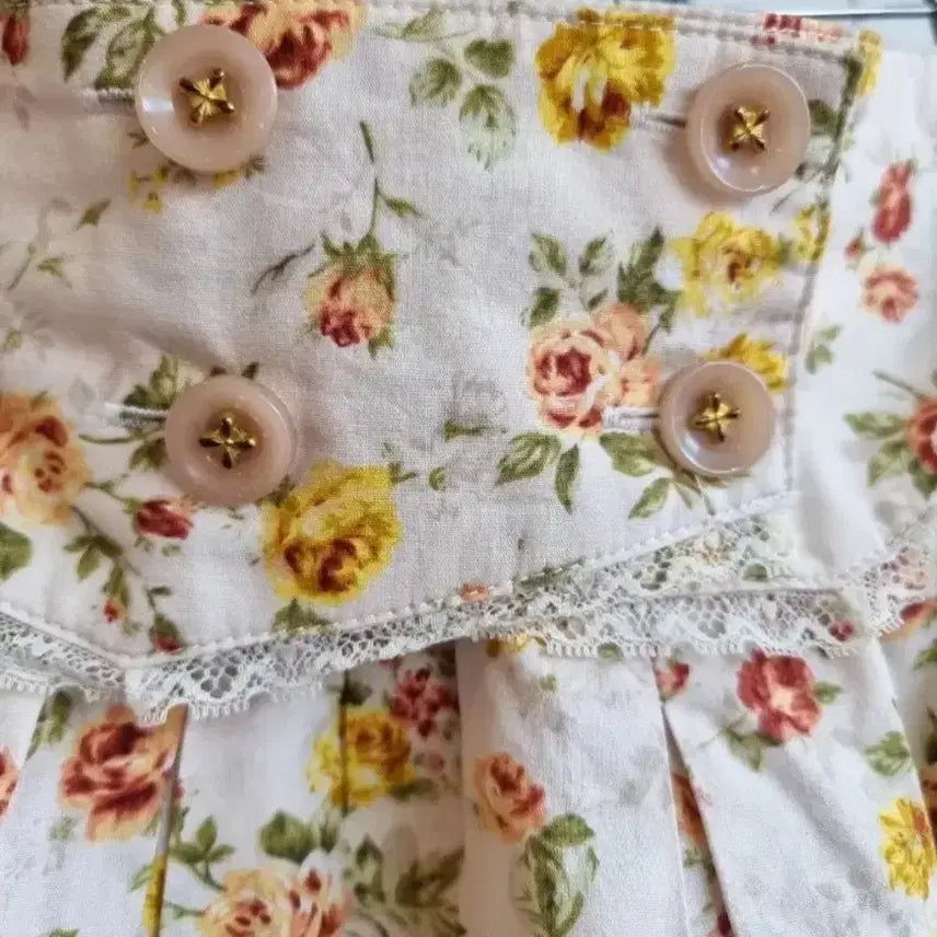 [BUNJANG] ARROW Flower Tiered Skirt / ARROW(애로우) 플라워 티어드 스커트