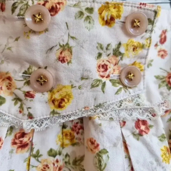 [BUNJANG] ARROW Flower Tiered Skirt / ARROW(애로우) 플라워 티어드 스커트