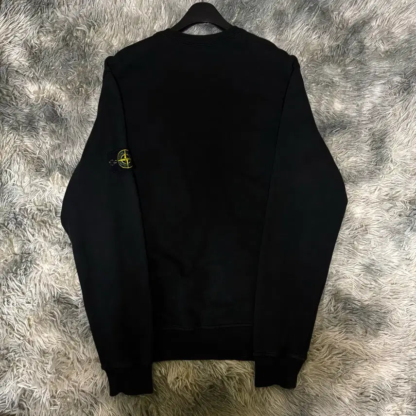 [BUNJANG] Stone Island Sweatshirt Black / 스톤 아일랜드 맨투맨 블랙 급처
