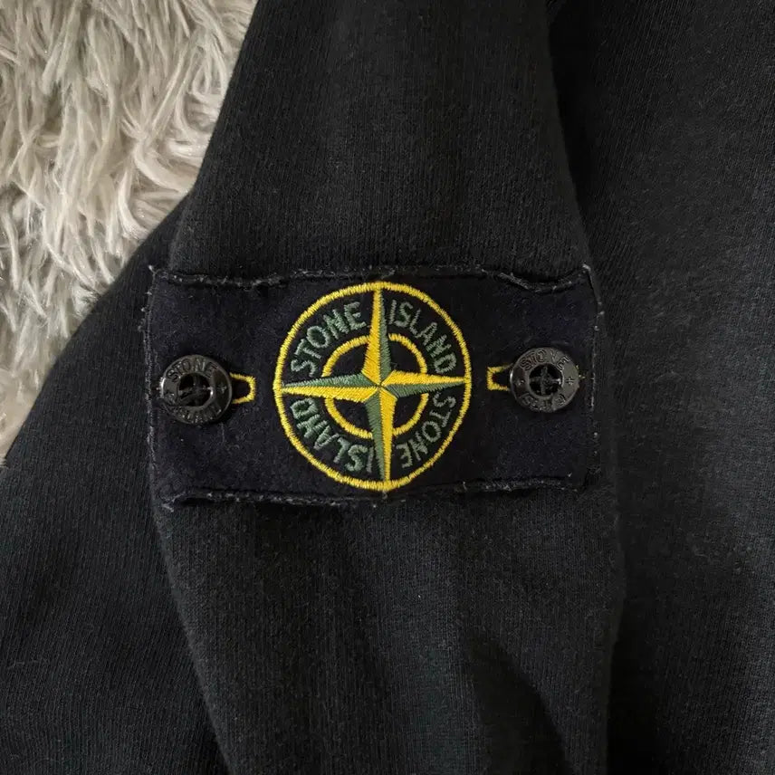 [BUNJANG] Stone Island Sweatshirt Black / 스톤 아일랜드 맨투맨 블랙 급처