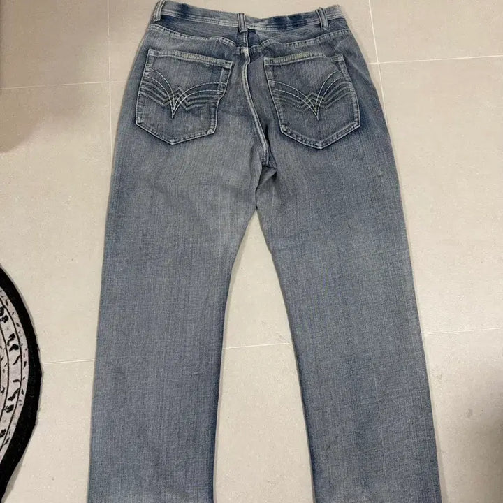 [BUNJANG] Vintage Washed Denim Jeans / 빈티지 워싱 데님 청바지