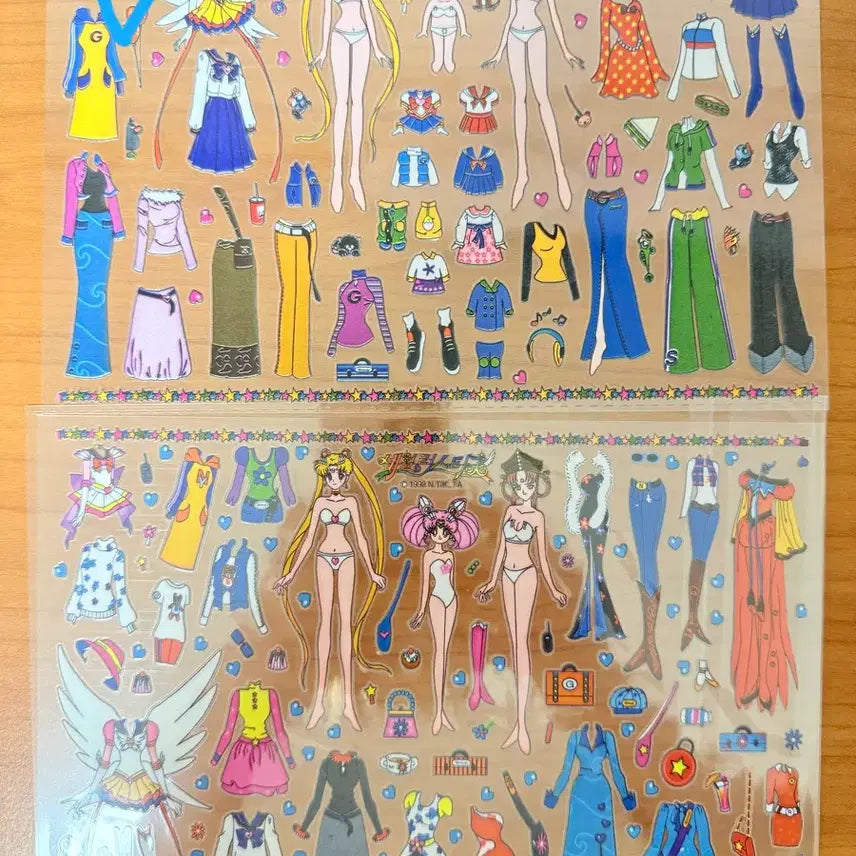 [BUNJANG] Sailor Moon Coordinate Sticker Set / 세일러문 코디스티커