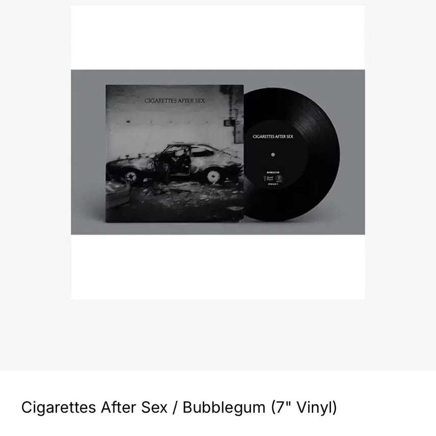 [BUNJANG] Cigarettes After Sex "Bubblegum" LP Vinyl / 시가렛 애프터 섹스 섹후땡 Bubblegum LP 바이닐 새상품