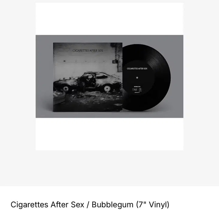 [BUNJANG] Cigarettes After Sex "Bubblegum" LP Vinyl / 시가렛 애프터 섹스 섹후땡 Bubblegum LP 바이닐 새상품