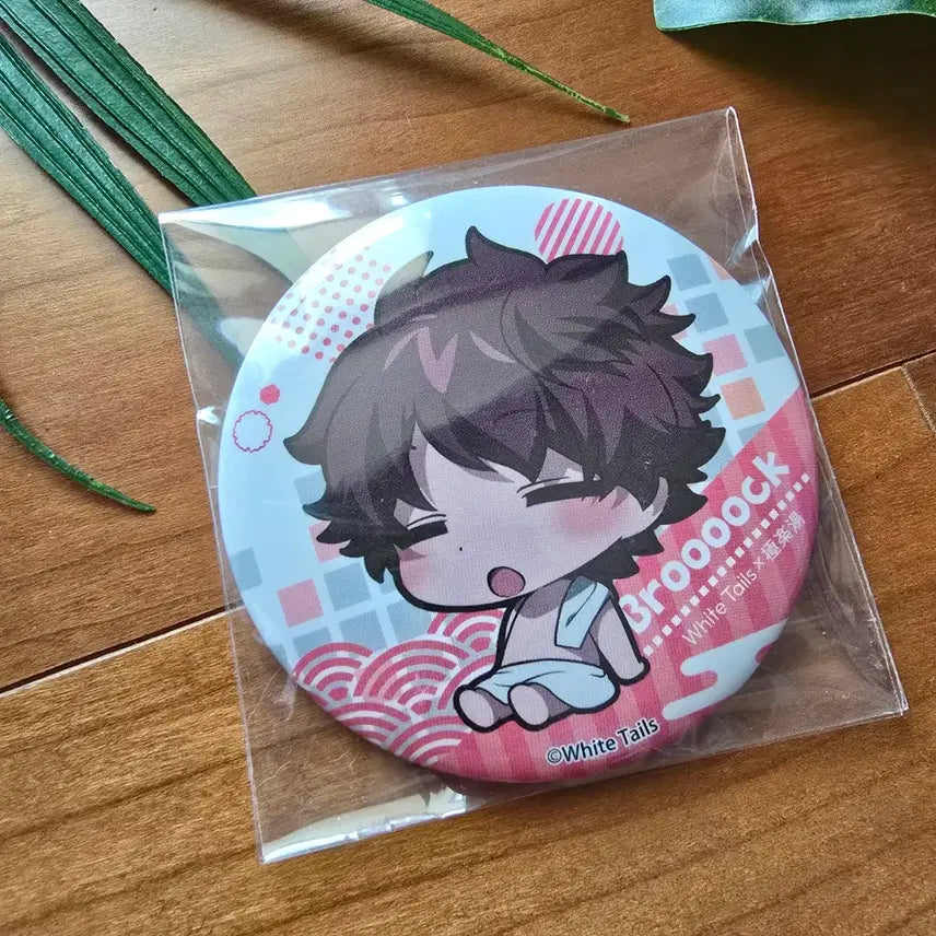[BUNJANG] White Tails Broooock Onsen Collaboration Can Badge (Unsealed) / (단순개봉) White Tails 온천 콜라보 Broooock의 캔뱃지