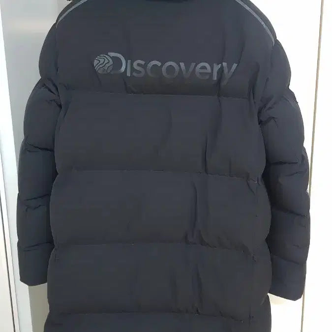 [BUNJANG] Discovery Lester Long Padding Black Size 95 / 디스커버리 레스터 롱패딩 블랙 백화점 모델