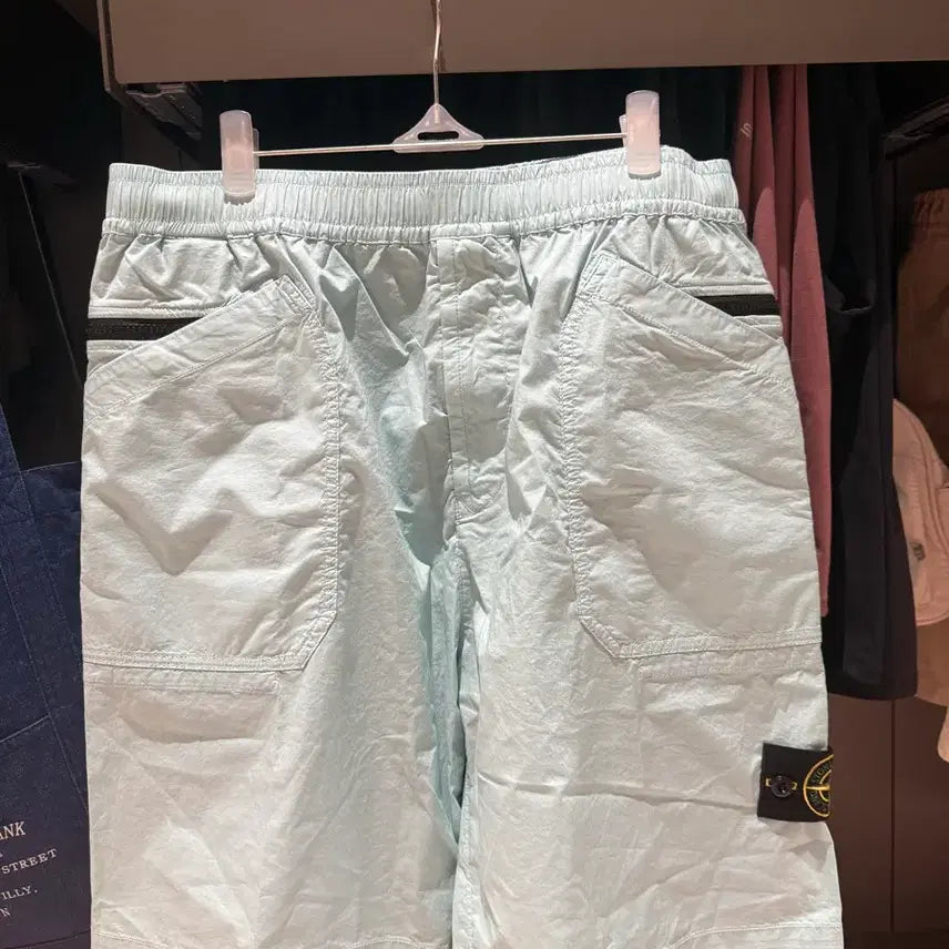 [BUNJANG] Stone Island Aqua Shorts Size 34 New / 스톤아일랜드 아쿠아 반바지 매장판 34 새상품