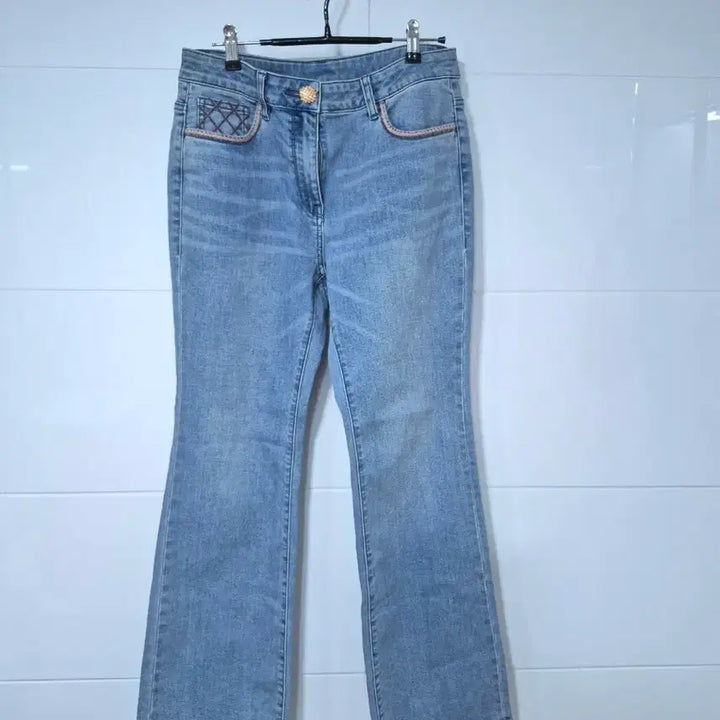 [BUNJANG] Karl Lagerfeld Bootcut Denim Pants Size 29 / 칼라거필드 부츠컷 데님 스판 연청바지29