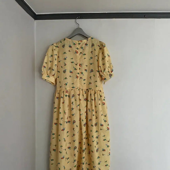 [BUNJANG] Floral Print Long Dress / 프리 새제품 화사하고 여성스런 롱원피스 예뻐요