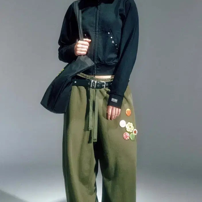 [BUNJANG] Bacont Archive Jogger Pants Khaki S / 베이컨트아카이브 조거팬츠 카키 S