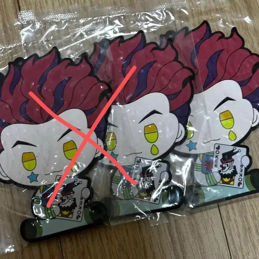 [BUNJANG] Hunter x Hunter Hisoka Rubber Coaster Figure Gacha / 헌터헌터 헌헌 히소카 러버코스터 피규어 가챠
