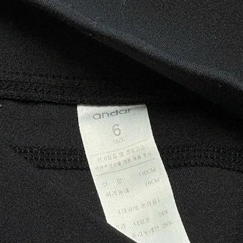 [BUNJANG] Andar Air Cooling 3-Quarter Bike Shorts / 안다르 에어쿨링 3부 블랙 안다르레깅스 바이크팬츠 바이크쇼츠